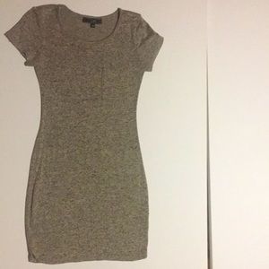 Vibe Gray T-Shirt Dress